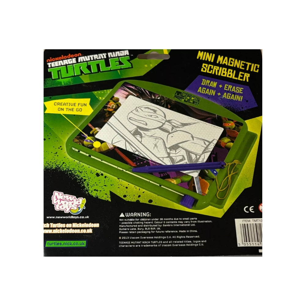 Teenage Mutant Ninja Turtles Magnetic Scribbler Small Drawing Board for Kids