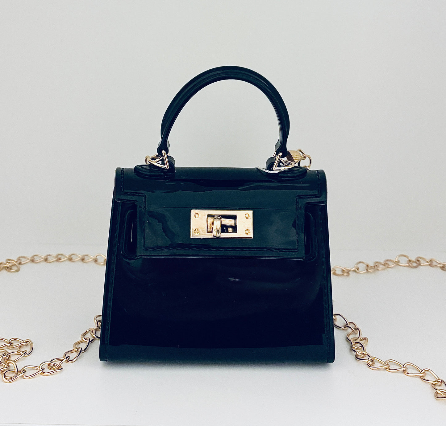 Hand Bag Mini with Gold Chain