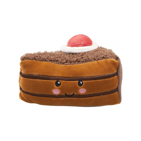 Chocolate Cake Plushie Soft Huggable & Adorably Sweet Slice