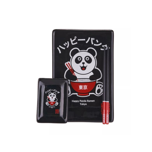 Porcelain Sushi Dinner Set with Chopsticks Elegant Japanese Dining Experience