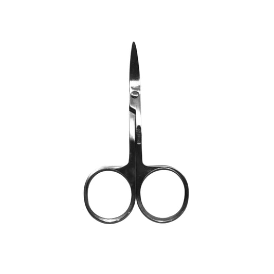 Curved Scissors Small Nail & Eyebrow Cuticle Trimmer Stainless Steel Beauty Tool