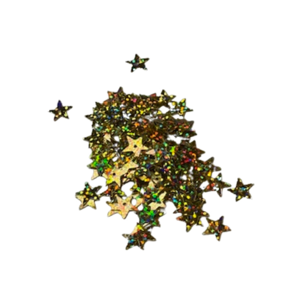 Holographic Stars for Sewing, Art & Craft
