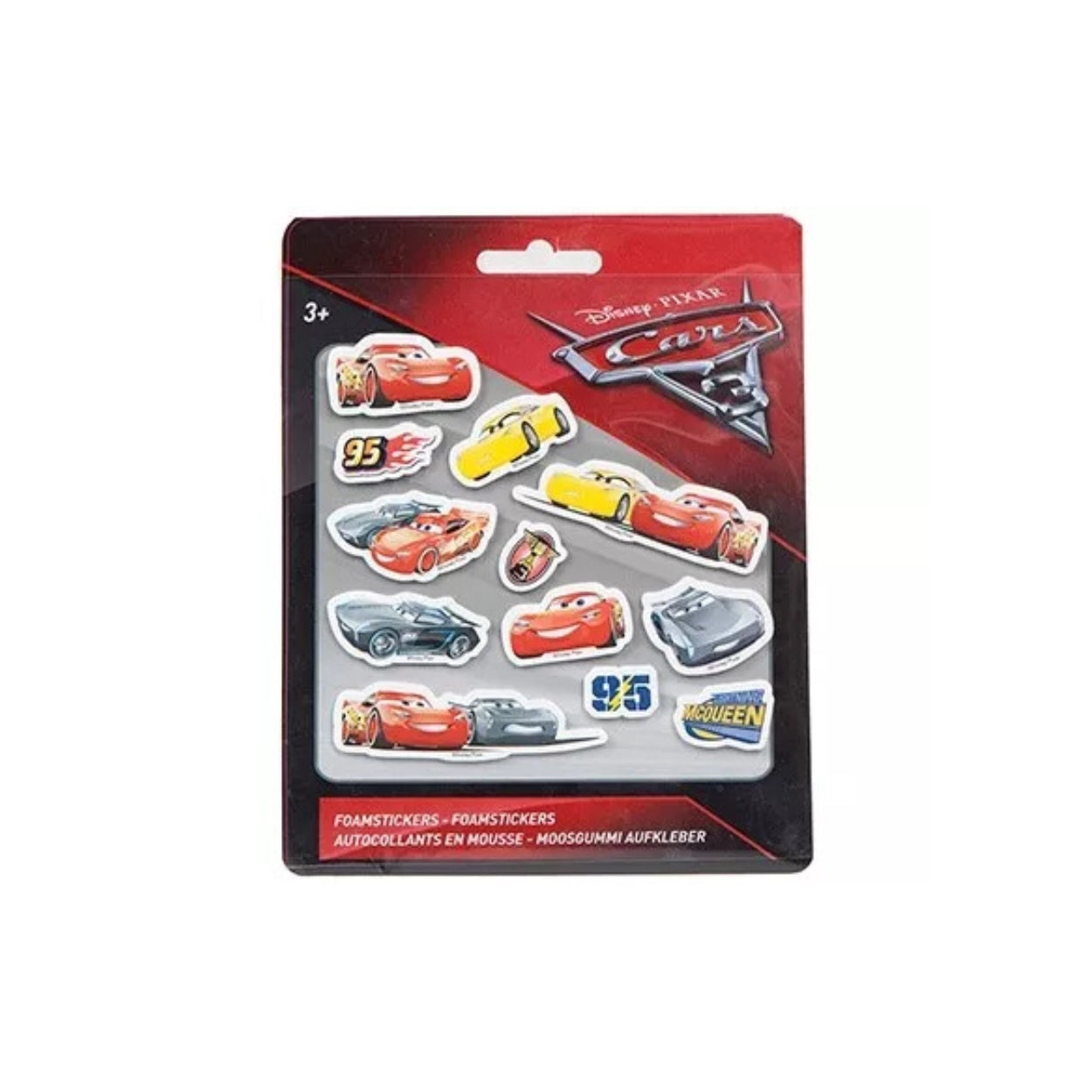 Disney Cars Foam Stickers Bundle 30 Pieces Ultimate Collection for Kids Crafts