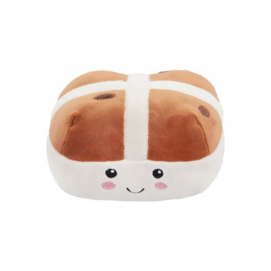 Hot Cross Bun Plushie Soft & Cuddly Easter Treat