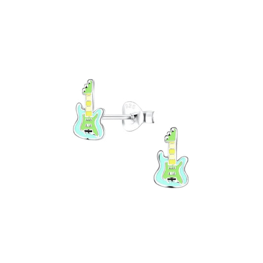 Guitar Sterling Silver Earrings Stylish & Unique Music-Inspired Jewelry