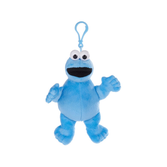 Sesame Street Cookie Monster Plush Clip on Keyring
