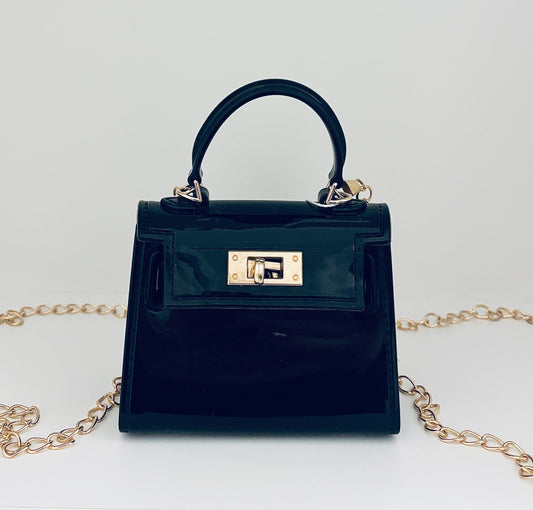 Hand Bag Mini with Gold Chain