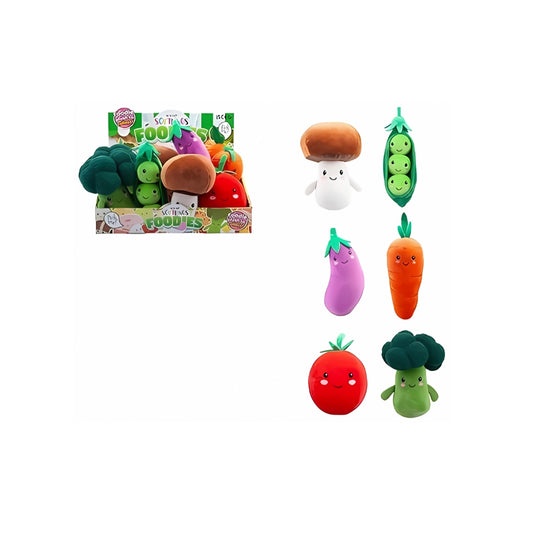 Cute & Cuddly Salad & Veggie Soft Plush Toys - 16cm