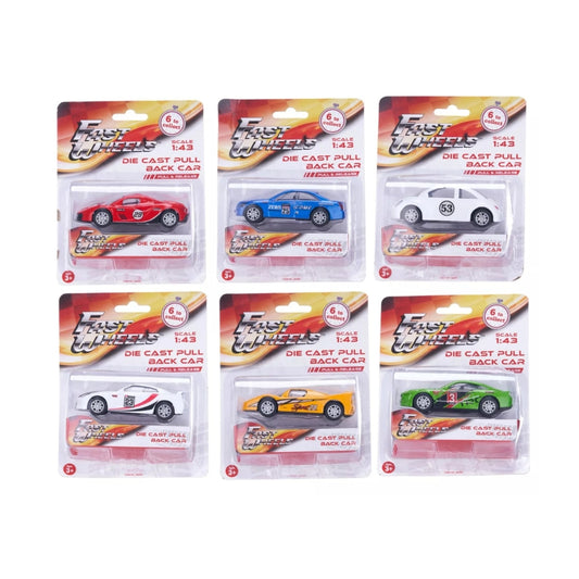Fast Wheels Diecast Cars Boxed Sleek & Stylish Collectible Toy Cars