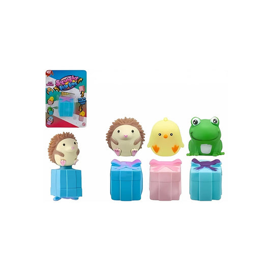Squishy Flip Ems Toy Reversible Fidget and Stress Relief Toy