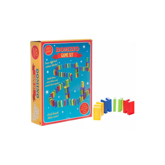 Domino Game Set 100 Pieces Multicolor Classic Fun for All Ages