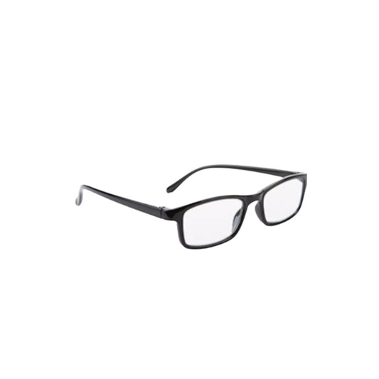 Black Sleek Rectangle Reading Glasses Stylish & Versatile Eyewear - +1.00 to +3.00